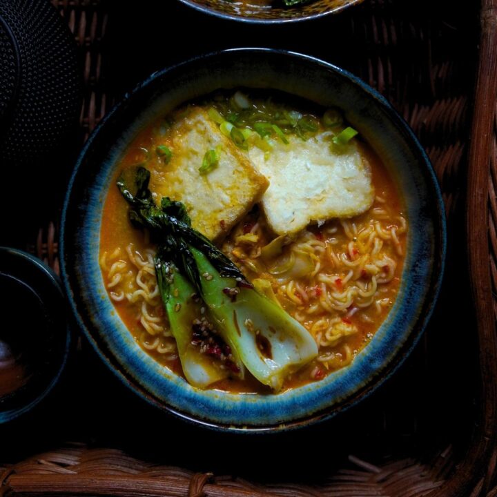 yuzu ramen pictured from above